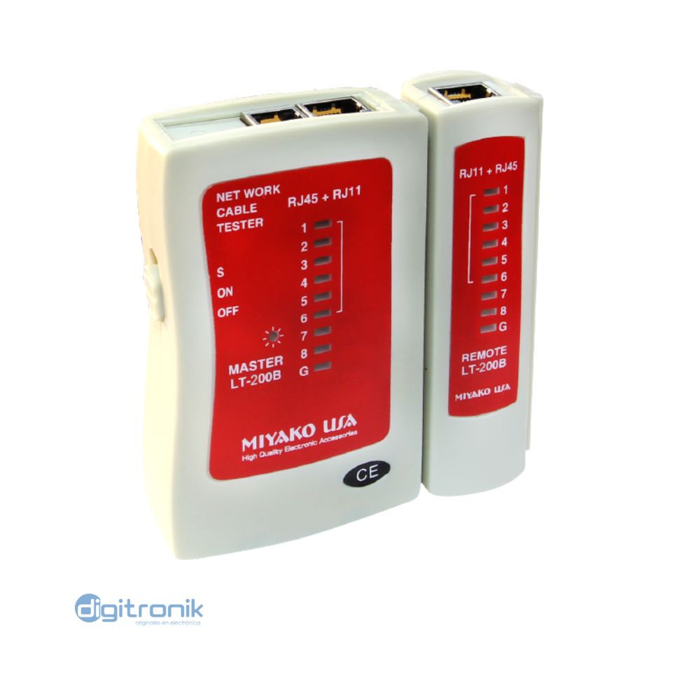LAN TESTER UTP MIYAKO LT-200B
