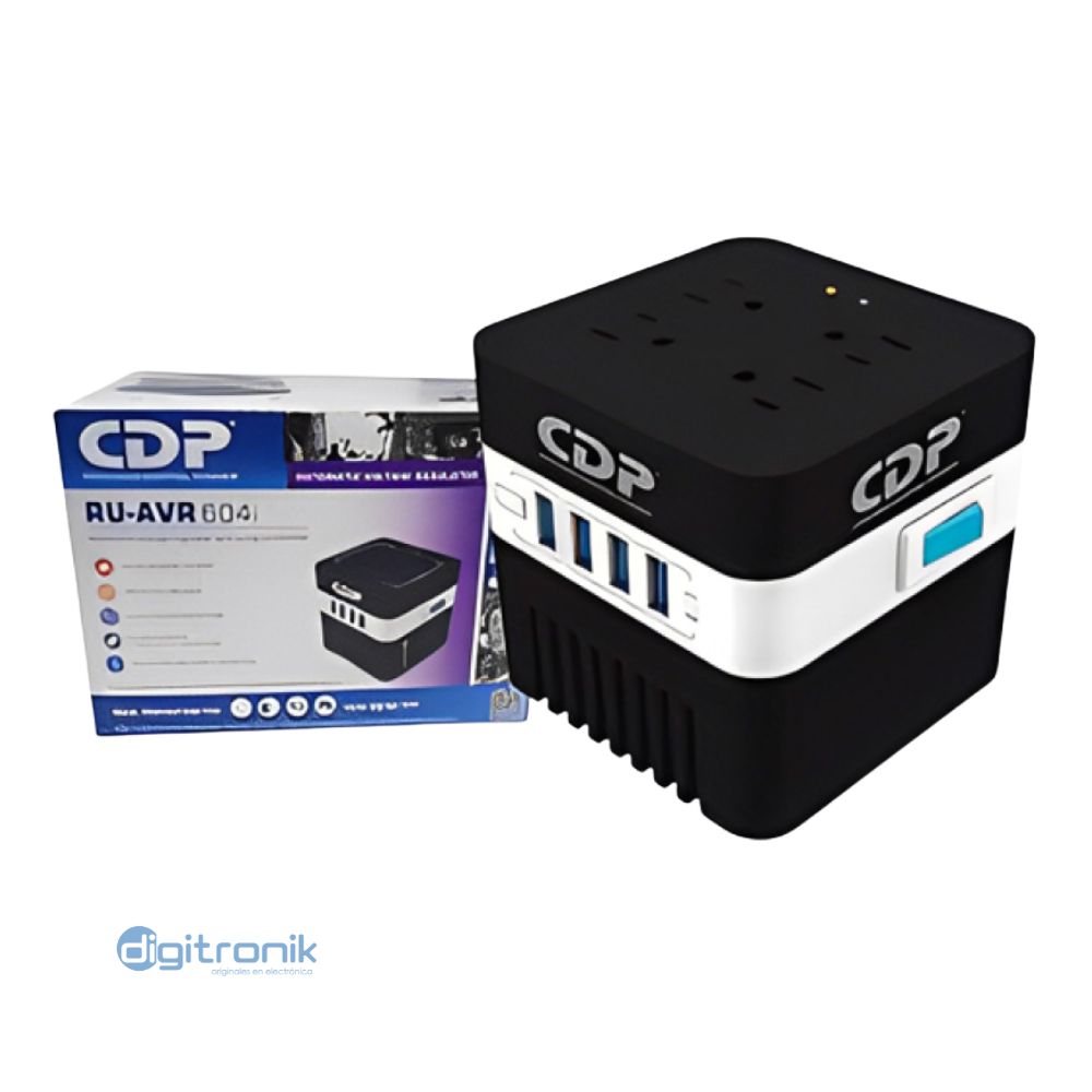 ESTABILIZADOR 600VA-300W CDP RU-AVR604I