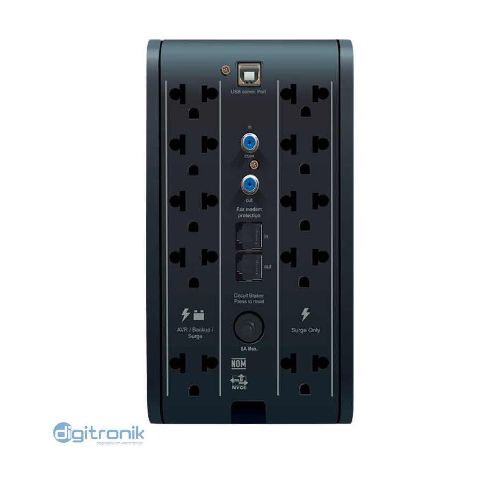 UPS INTERACTIVO 1200VA / 720W CDP R-SMART 1210I