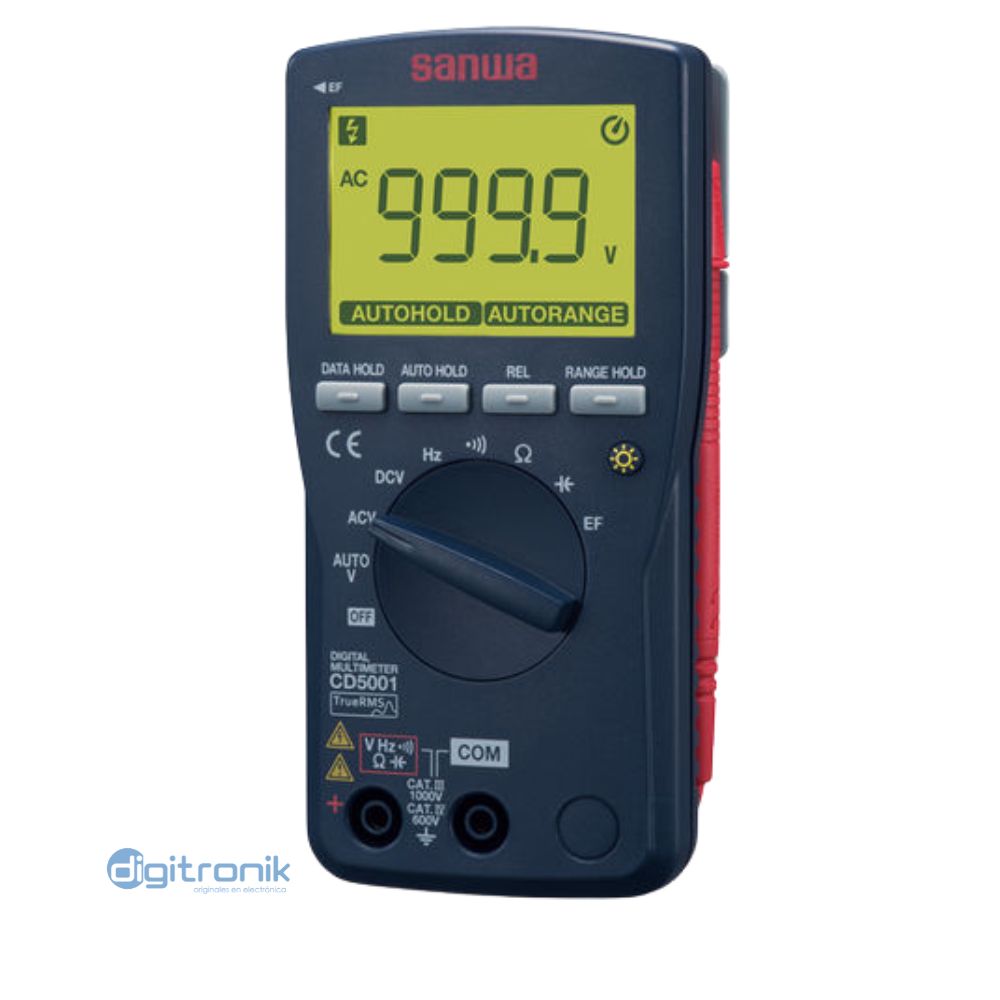 MULTIMETRO DIGITAL AC 1000V SANWA CD5001