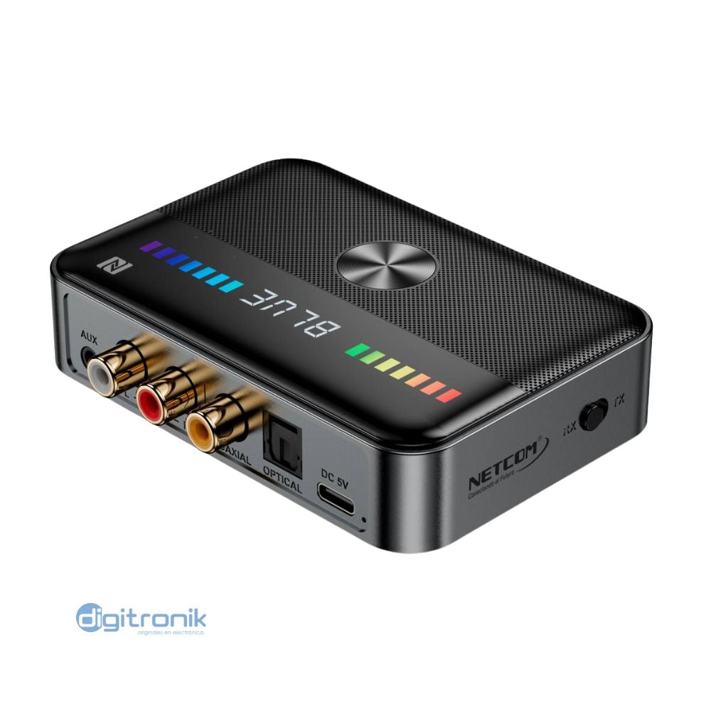 ADAPTADOR BLUETOOH DUAL TRANSMISOR Y RECEPTOR NETCOM PE-BTM013