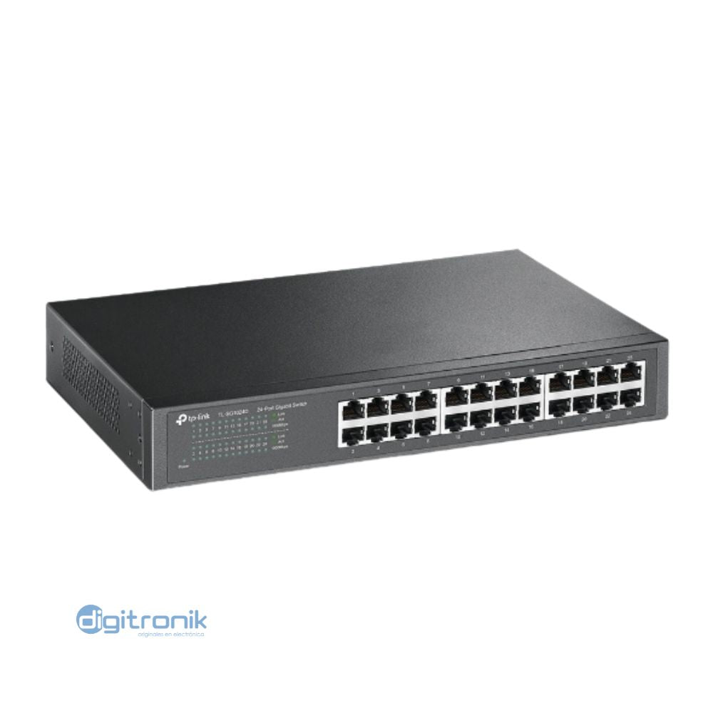 TP-LINK SWITCH GIGABIT DE 24 PUERTOS DESKTOP METALICO TL-SG1024D
