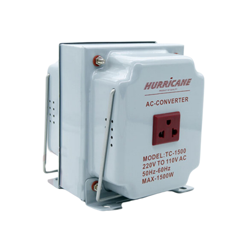 TRANSFORMADOR HURRICANE 1500W 220-110V PLOMO TC-1500