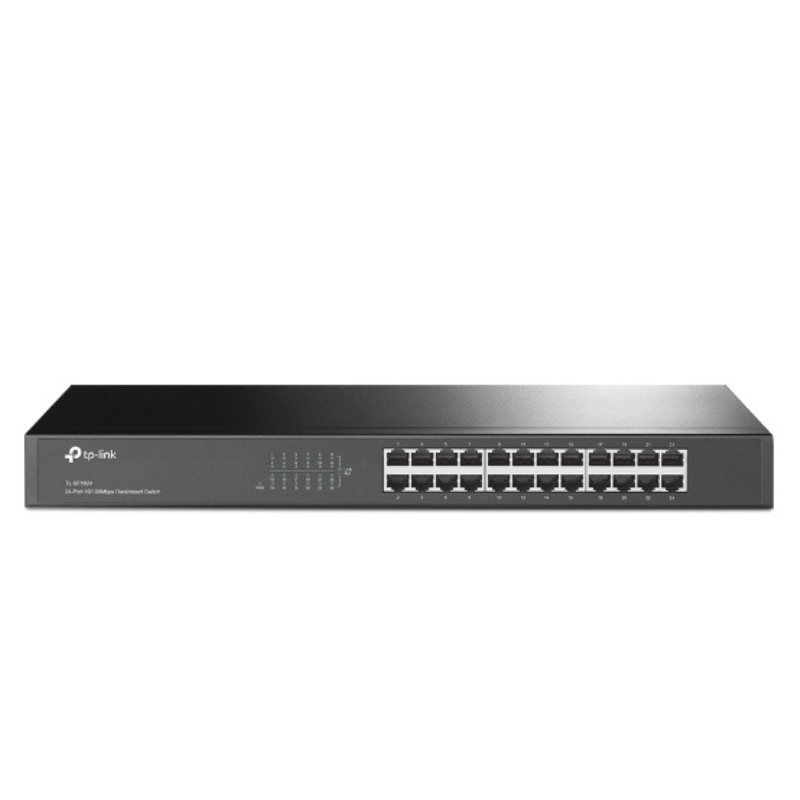 TP-LINK SWITCH 24 PUERTOS 10/100 MBPS PARA RACK 19" TL-SF1024