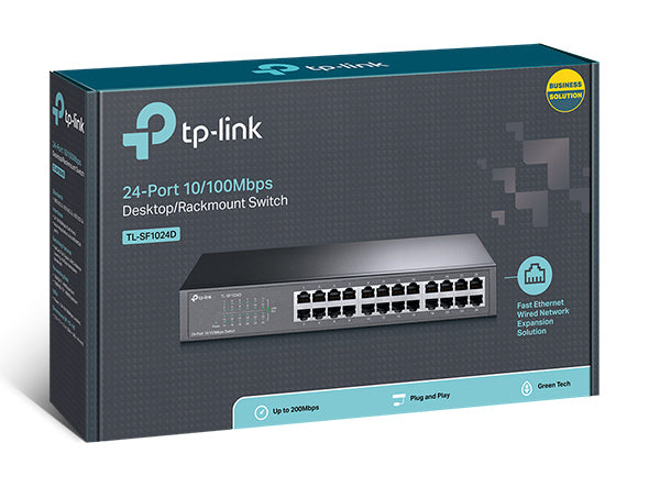 Switch TL-SF1024D TP-Link 24 Puertos 10/100 Rackeable