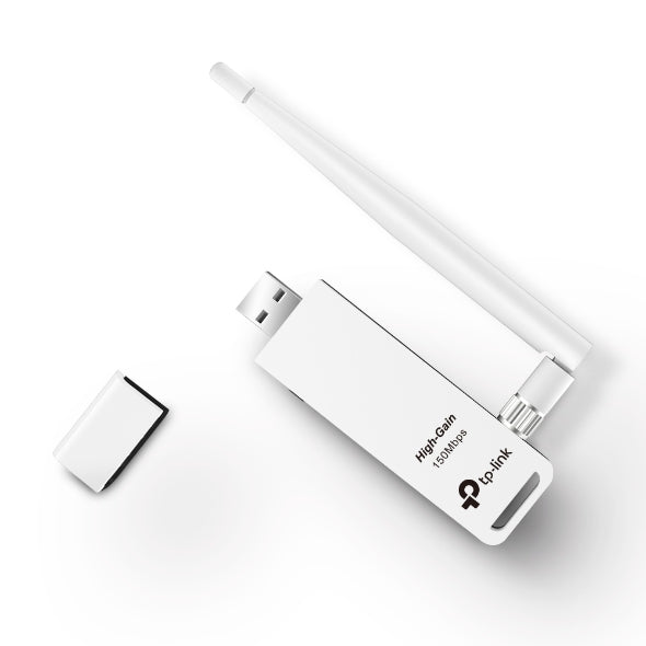 Adaptador USB Inalámbrico TP-LINK TL-WN722N de Alta Ganancia 150Mbps