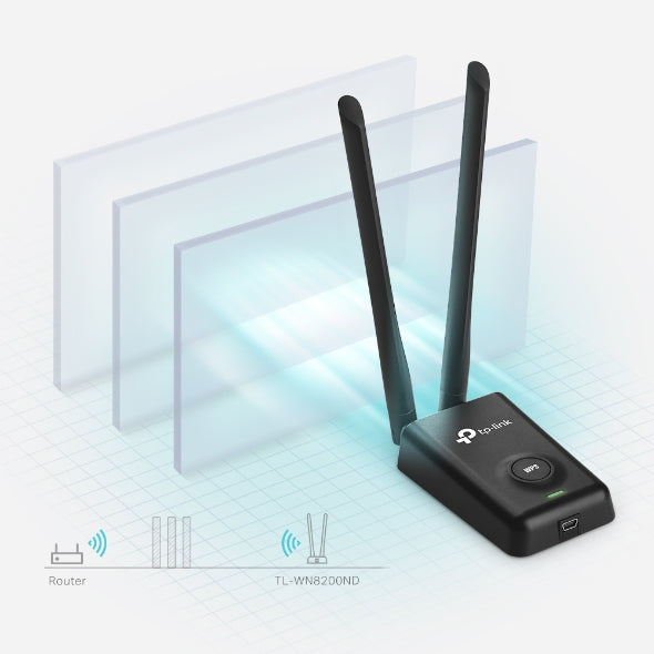 TP-LINK ADAPTADOR USB INALAMBRICO 300 MBPS TL-WN8200ND