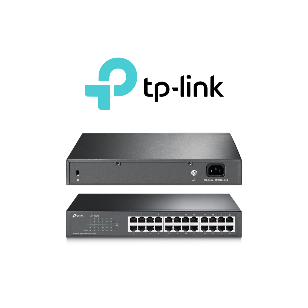 Switch TL-SF1024D TP-Link 24 Puertos 10/100 Rackeable
