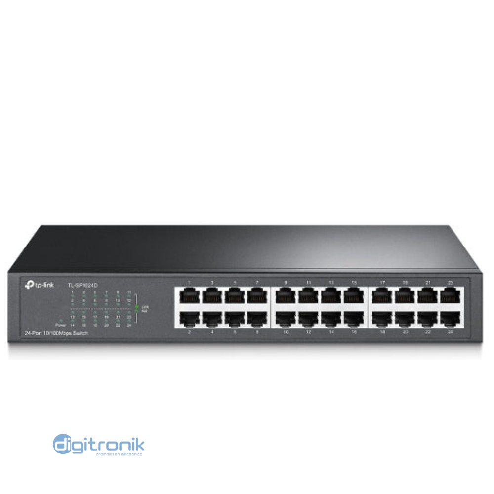 Switch TL-SF1024D TP-Link 24 Puertos 10/100 Rackeable