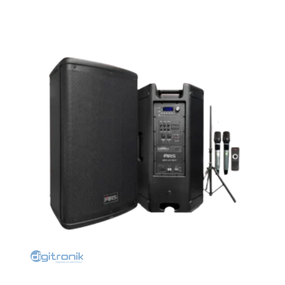 PARLANTE ACTIVO 15 800W BATERIA MP3 BLUETOOTH DSP 2ML MRS-4615BAT