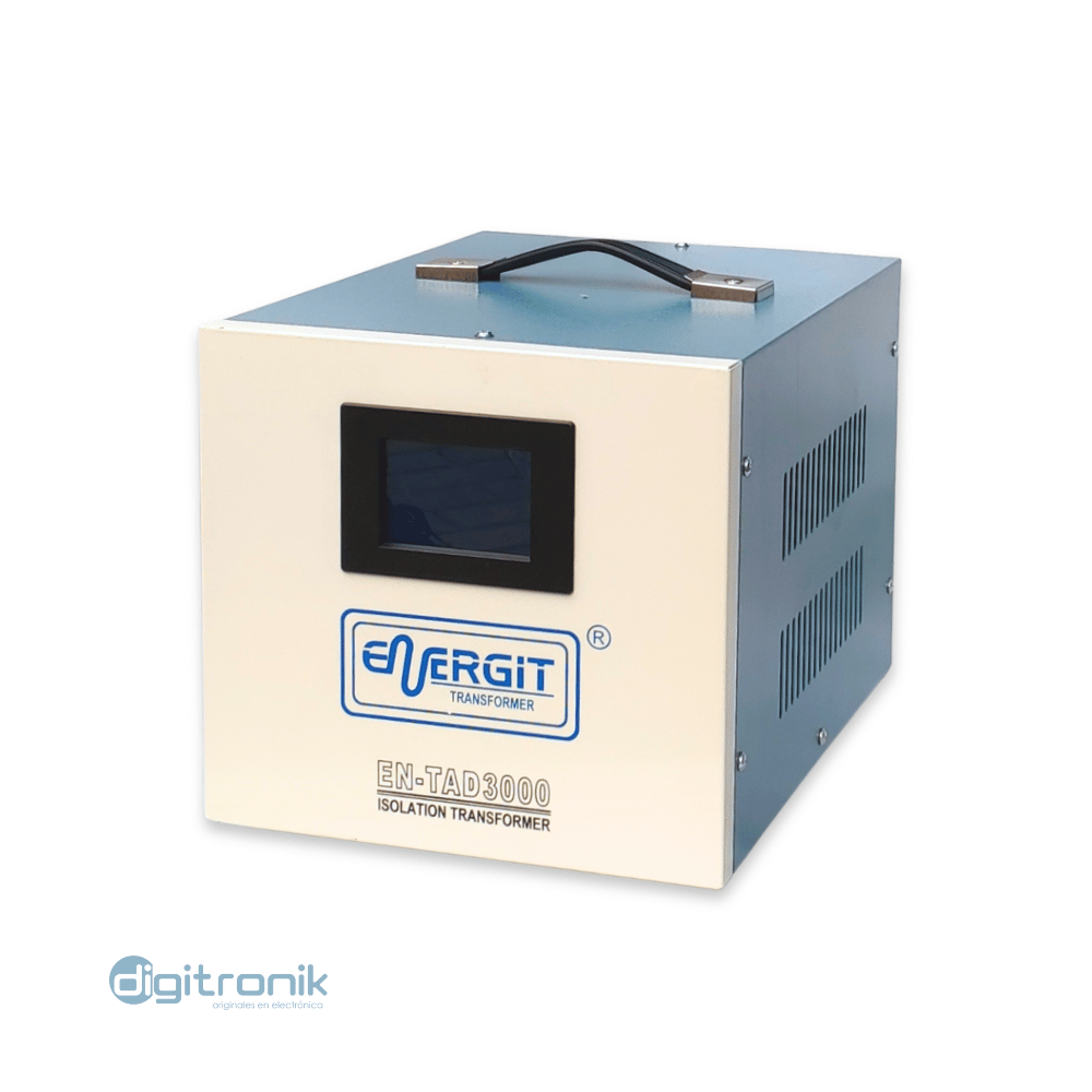 TRANSFORMADOR DE AISLAMIENTO MONOFASICO 3000W ENTRADA Y SALIDA 220VAC - DIGITAL