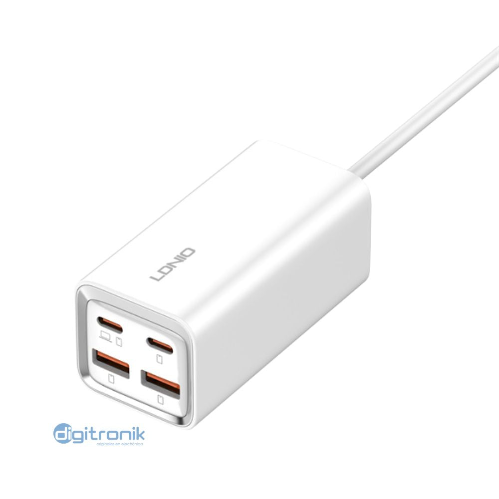 ADAPTADOR CARGA RAPIDA 65W LDNIO A4610C