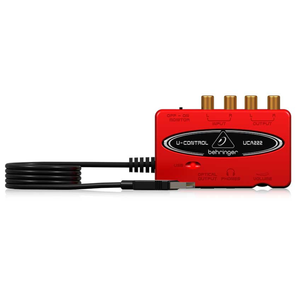 INTERFACE DE AUDIO USB PARA BAJO BEHIRNGER UCA222