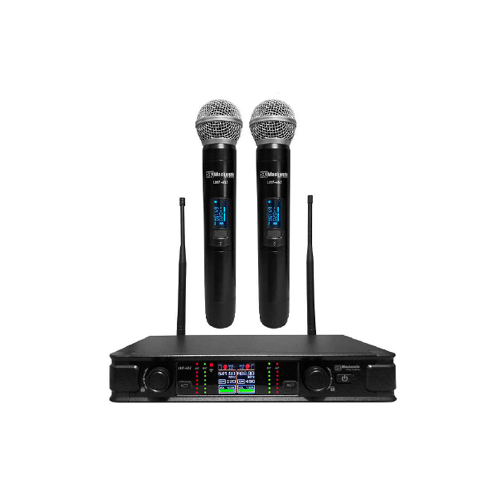 MICROFONO INALMABRICO UHF 550-960 MACKENZIE UHF-482