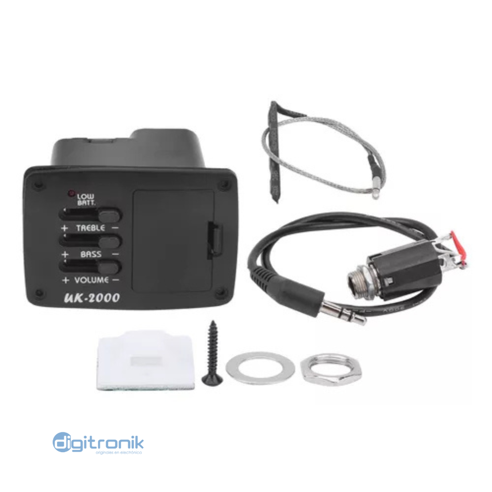 ACCESORIO ECUALIZADOR PARA UKELELE MACK ENZIE-UK2000 MACKENZIE