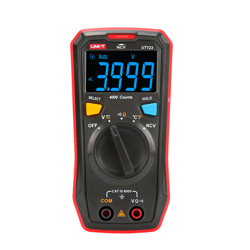 MULTITESTER DIGITAL AUTORANGO NCV UT-123MULTI UNI-T
