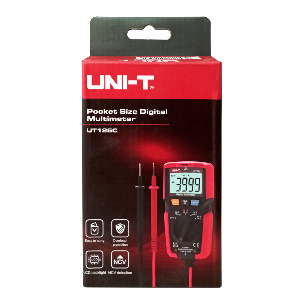 MULTITESTER DIGITAL AUTORANGO UNI-T UT-125C