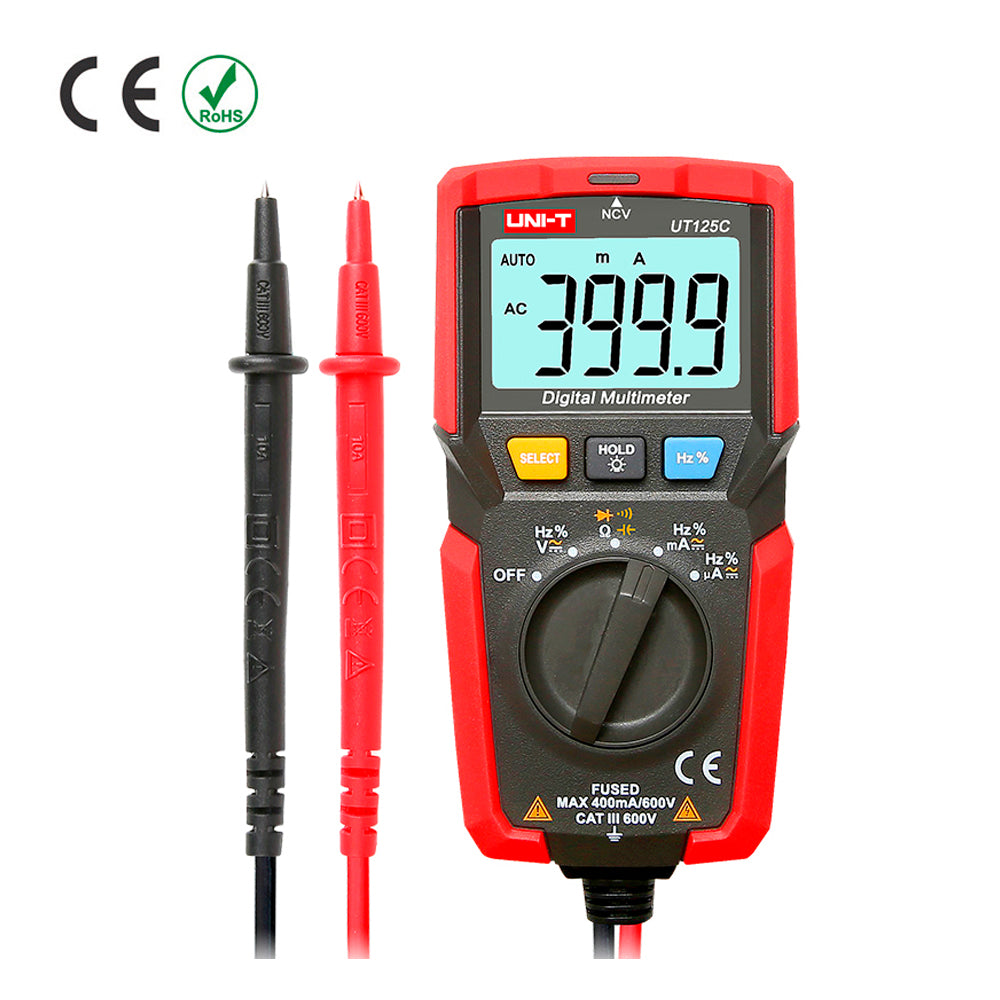 MULTITESTER DIGITAL AUTORANGO UNI-T UT-125C