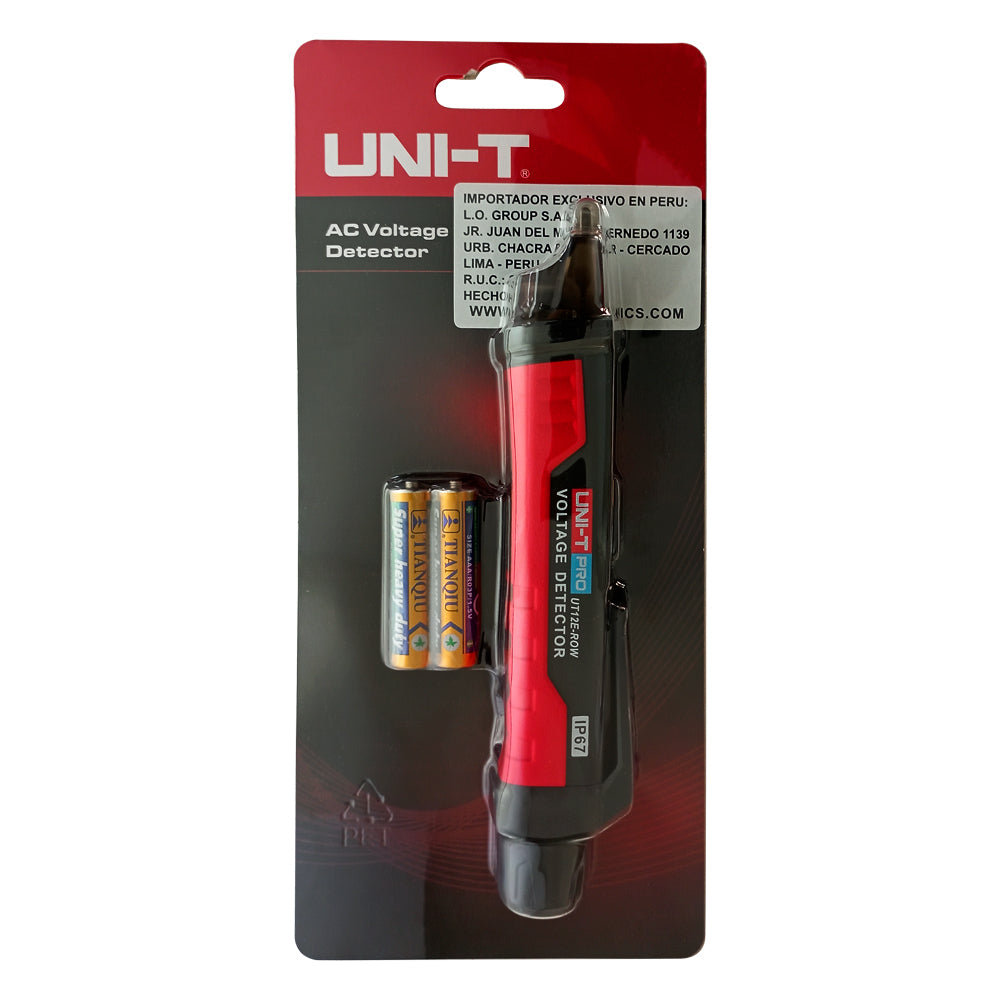 DETECTOR DE VOLTAJE 1000V/IP67 UNI-T UT-12E-ROW