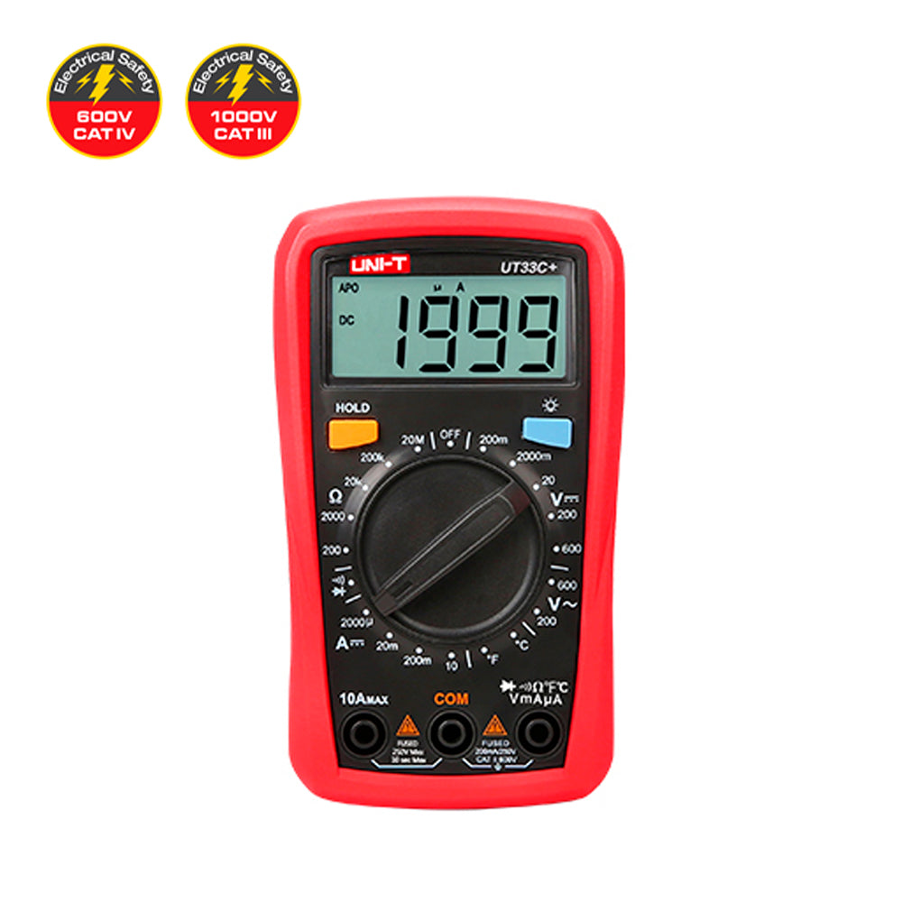 MULTIMETRO DIGITAL UNI-T UT-33C+