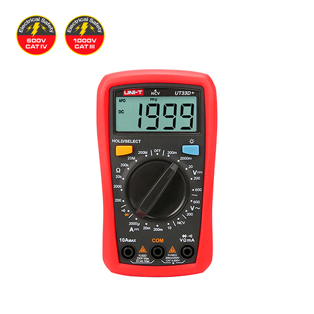 MULTIMETRO DIGITAL UNI-T UT-33D+