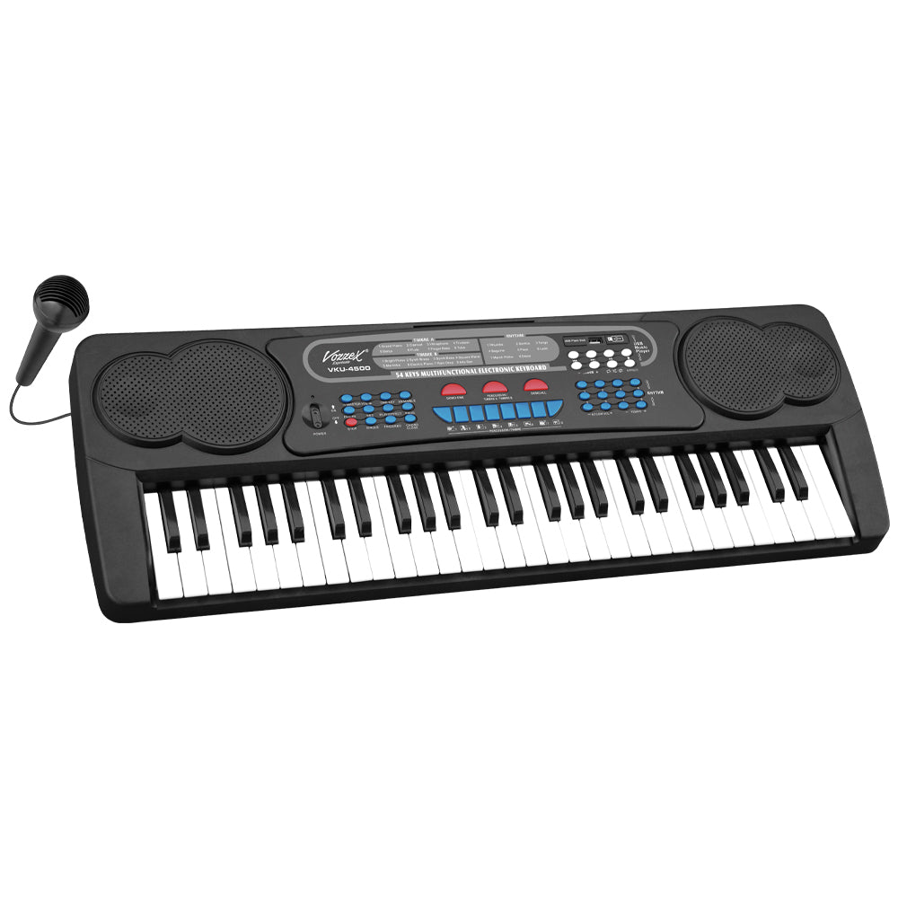 TECLADO ELECTRO 54 TECLAS C/USB C/FUN VOZZEX VKU-4500