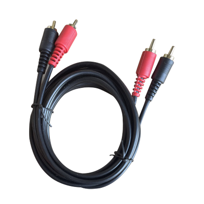 CABLE 2 PLUG RCA A 2 PLUG RCA GOLD BLISTER 6FT VZ-2115G/2 VOZZEX