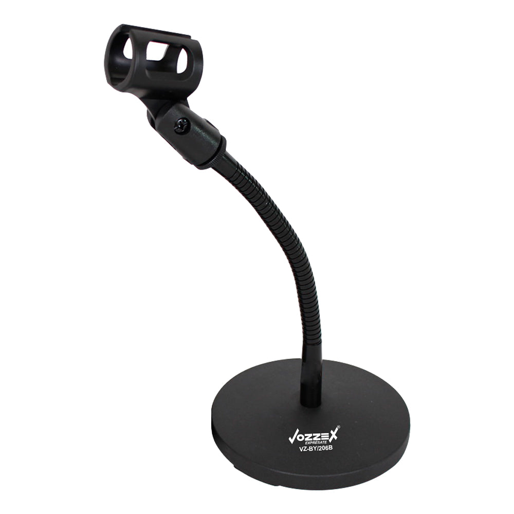 PEDESTAL PARA MICROFONO CUELLO DE GANZO VOZZEX VZ-BY/206B