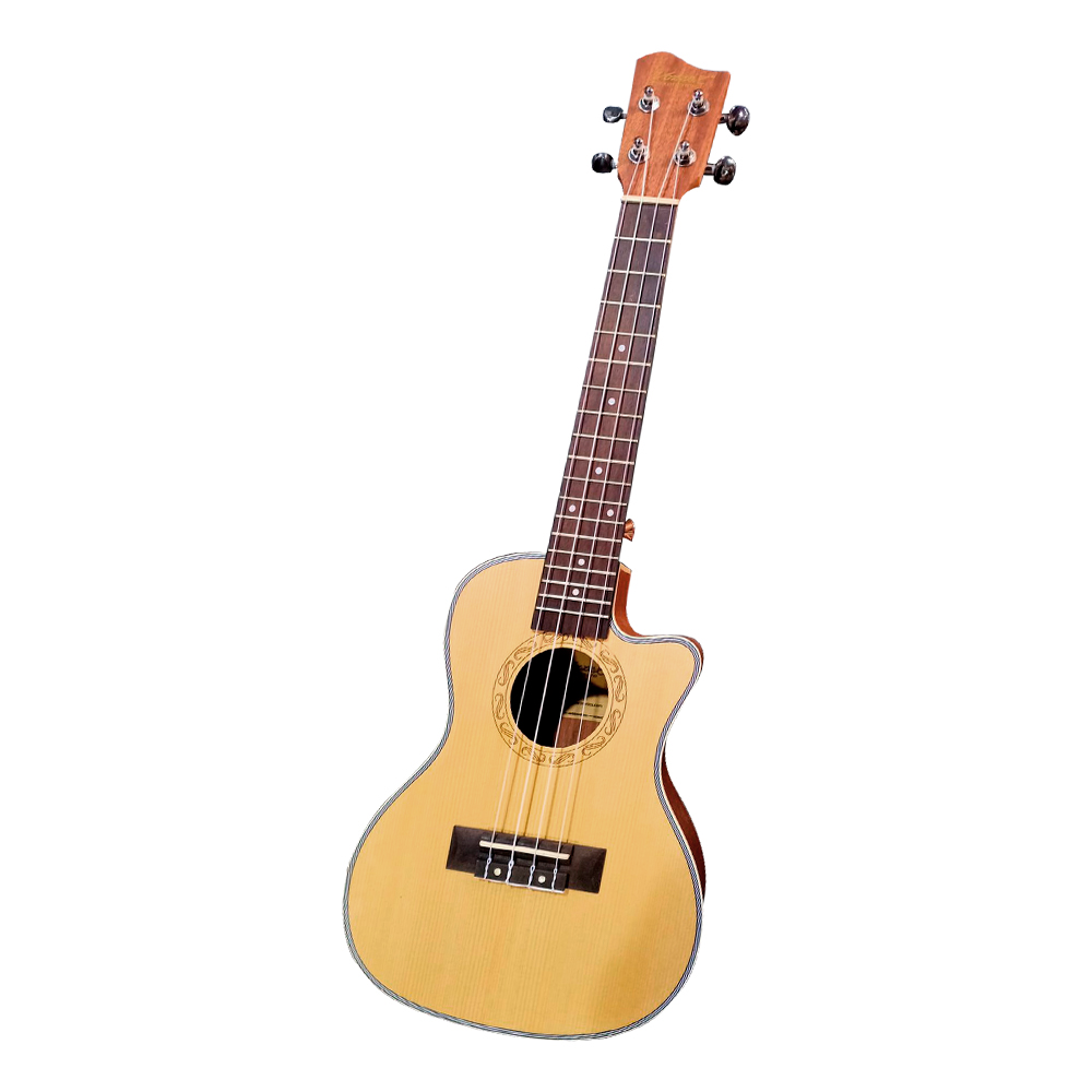 UKELELE 24" CONCIERTO CON CORTE VOZZEX VZ-GUC-350C