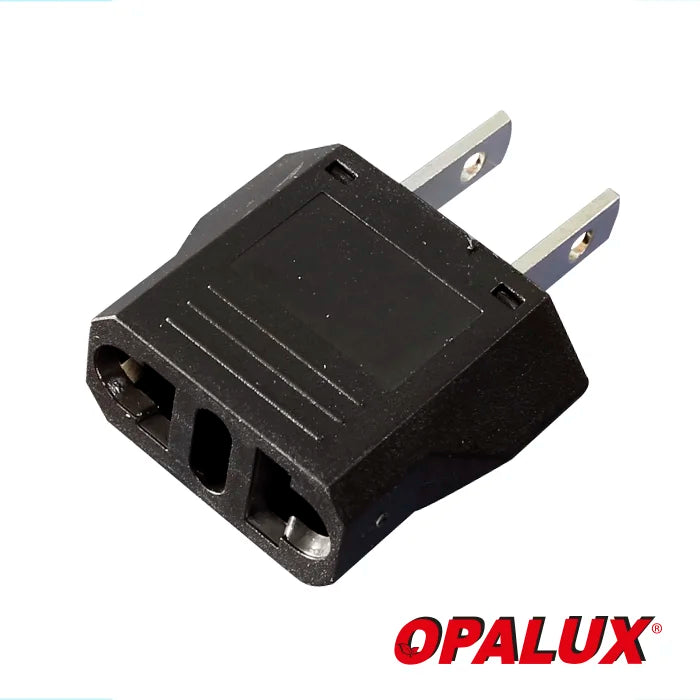 x ADAPTADOR TOMA UNIVERSAL ENCHUFE PLANO OPALUX XD-614-E