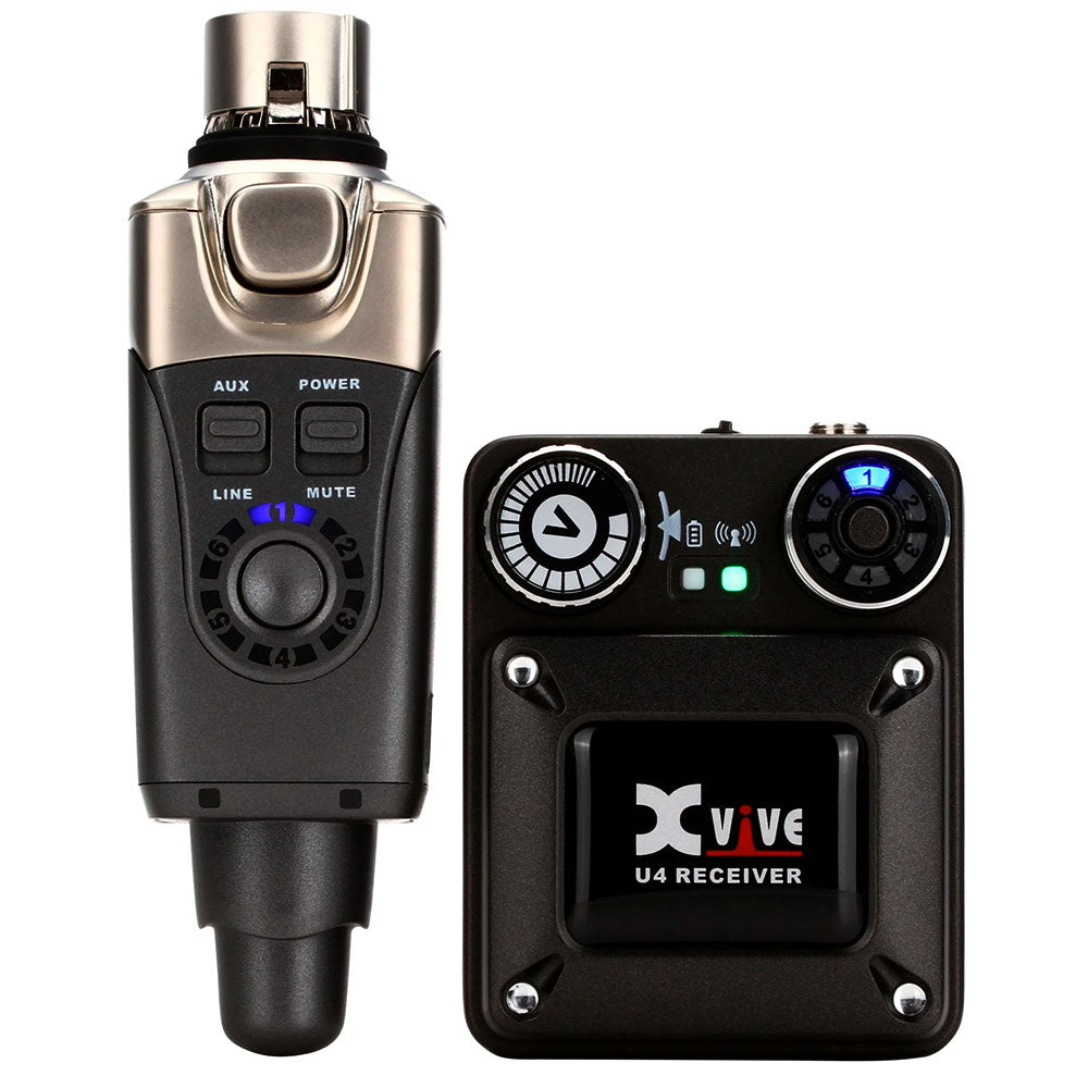 SISTEMA INALAMBRICO DE MONITOR IEM XVIVE BANDA 24GHZ PLUG ON U4