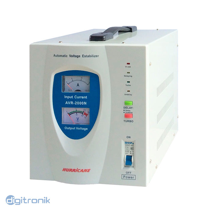 ESTABILIZADOR SERVO MOTOR HURRICANE 2000W AVR-2000N