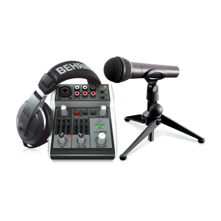 Behringer PODCASTUDIO 2 USB – Pack completo