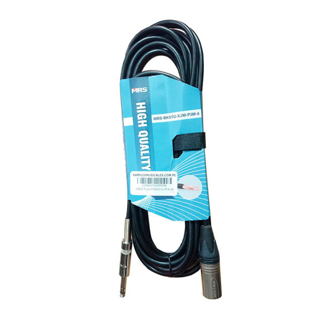 CABLE BALANCEADO MRS XLR HEMBRA A PLUG 1/4 BKSTG-X3F-P2M-10