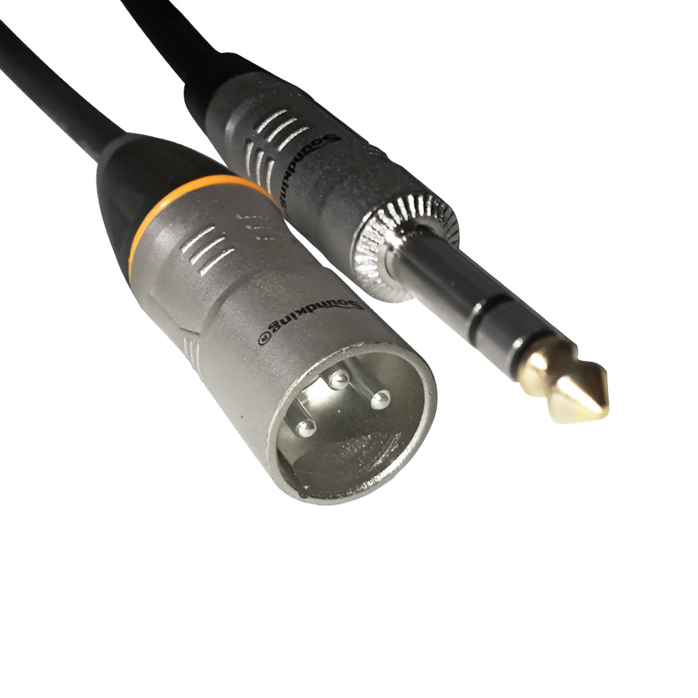 CABLE PLUG XLR A PLUG STEREO 6.3MM MEDIDA 5M SOUNDKING BXJ073/5M