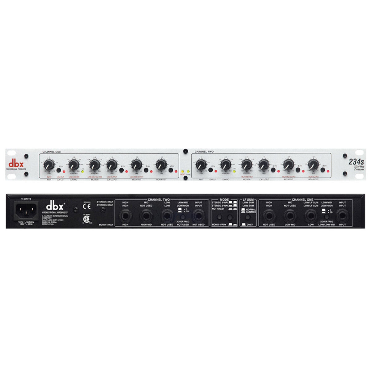 CROSSOVER DBX234XSV STEREO DE 4 VIAS MONO