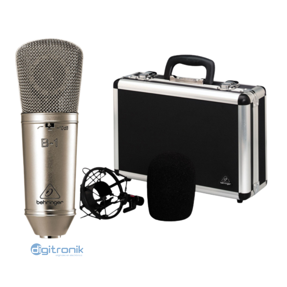 MICROFONO C/CONDENSADOR C/DIAFRAGMA BEHRINGER B-1