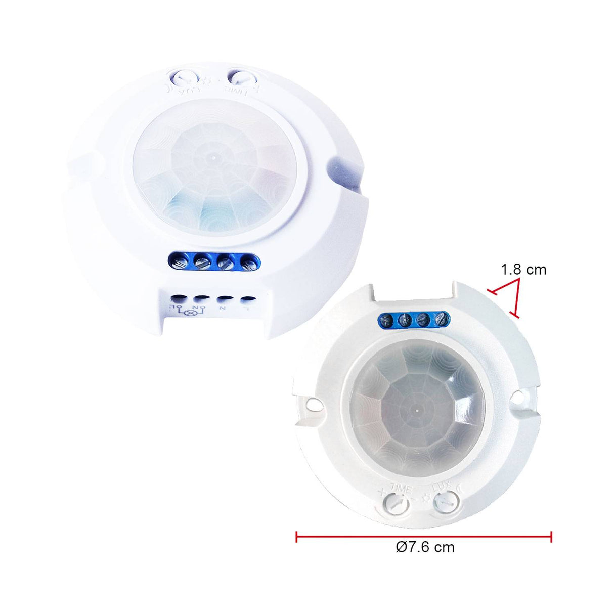 SENSOR DE MOVIMIENTO MINI OPALUX 8MTS 360° IP20 SERIE II ST-05M