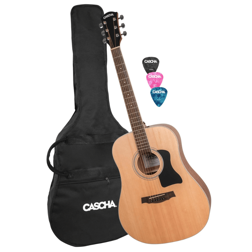 GUITARRA ACUSTICA CASCHA COLOR NATURAL HH 2080