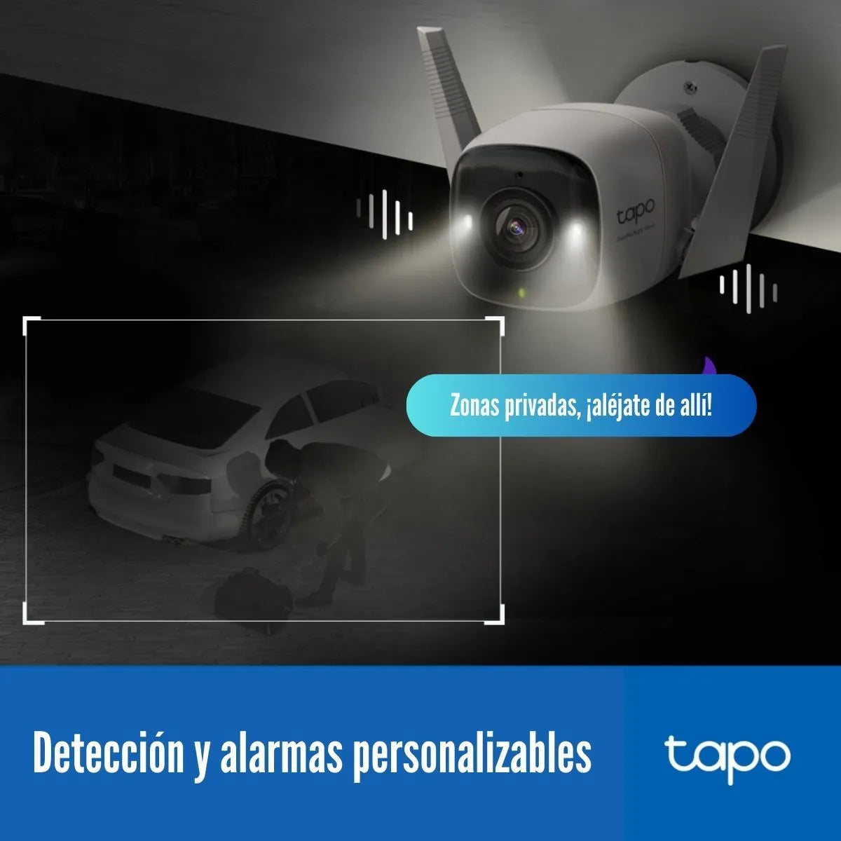 TP-LINK CÁMARA WI-FI OUTDOOR 2K QHD COLOR PRO NIGHT VISION TAPO C325WB