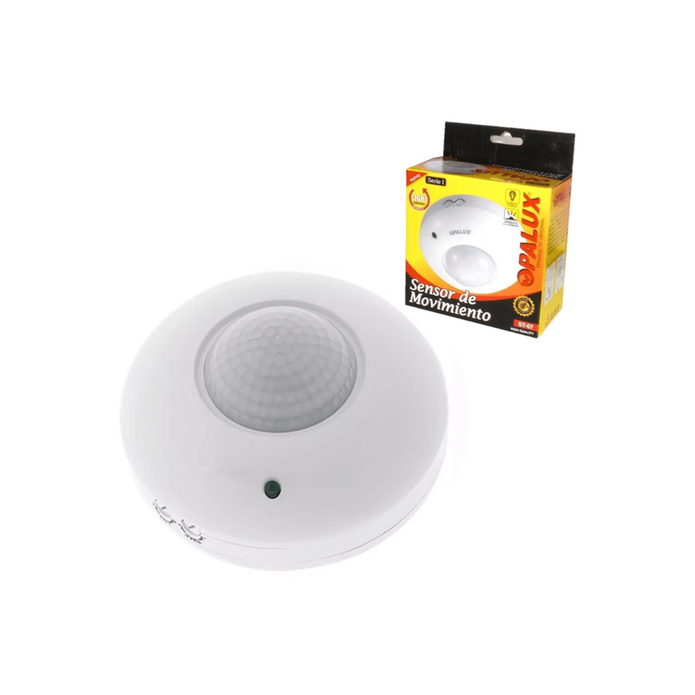 SENSOR DE MOVIMIENTO ADOSABLE 30MTS OPALUX 360° IP20 ST-07B