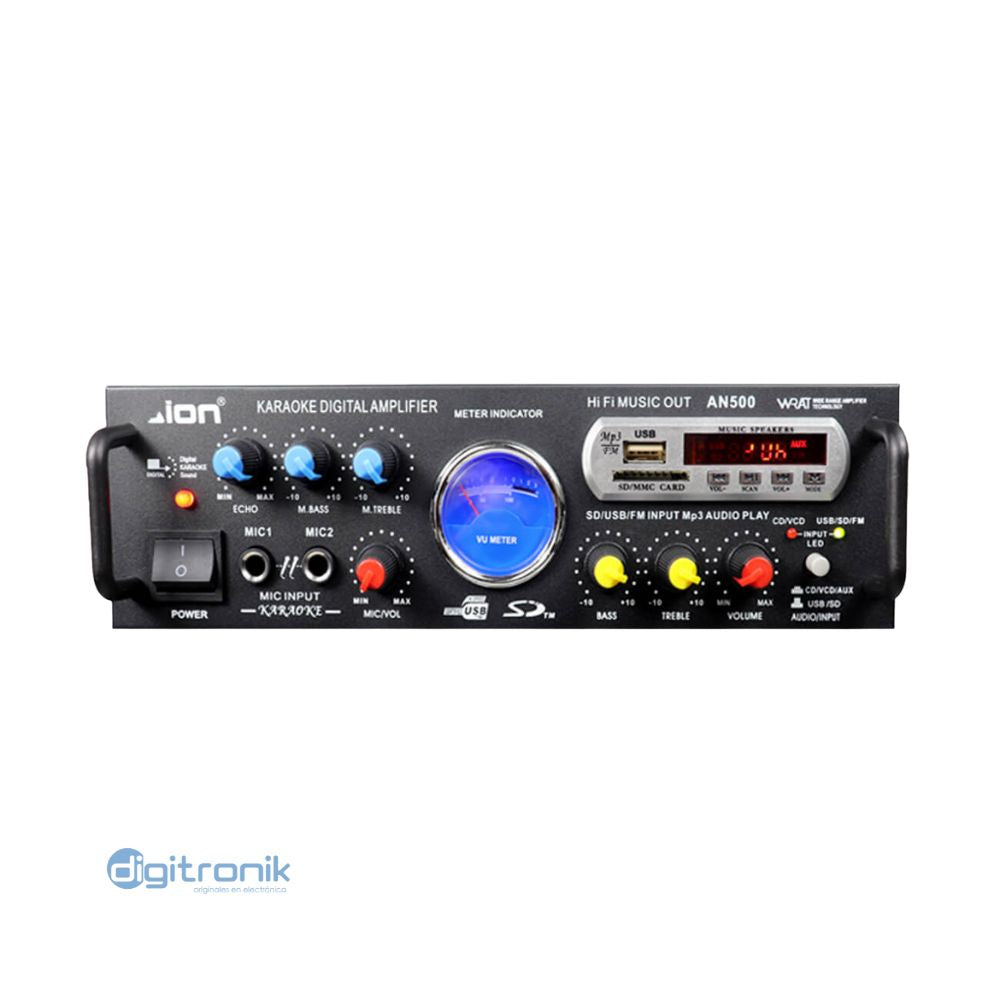 AION AMPLIFICADOR 220/12V USB,MP3 AN 500