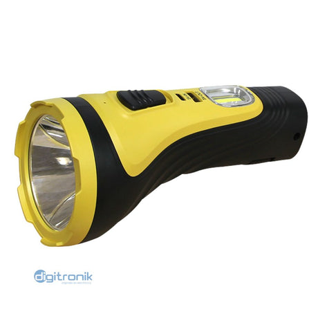 LINTERNA 5W Y LAMPARA 1W COB "OPALUX" BATERIA 4V 1600MAH OP-4252