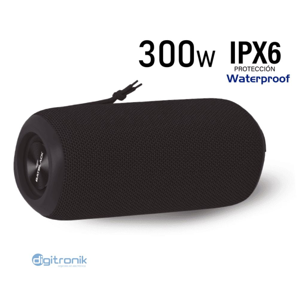 PARLANTE PORTATIL BATBLACK BLUETOOTH 300W 11.1-12.6V 4500MAH BT-27T2