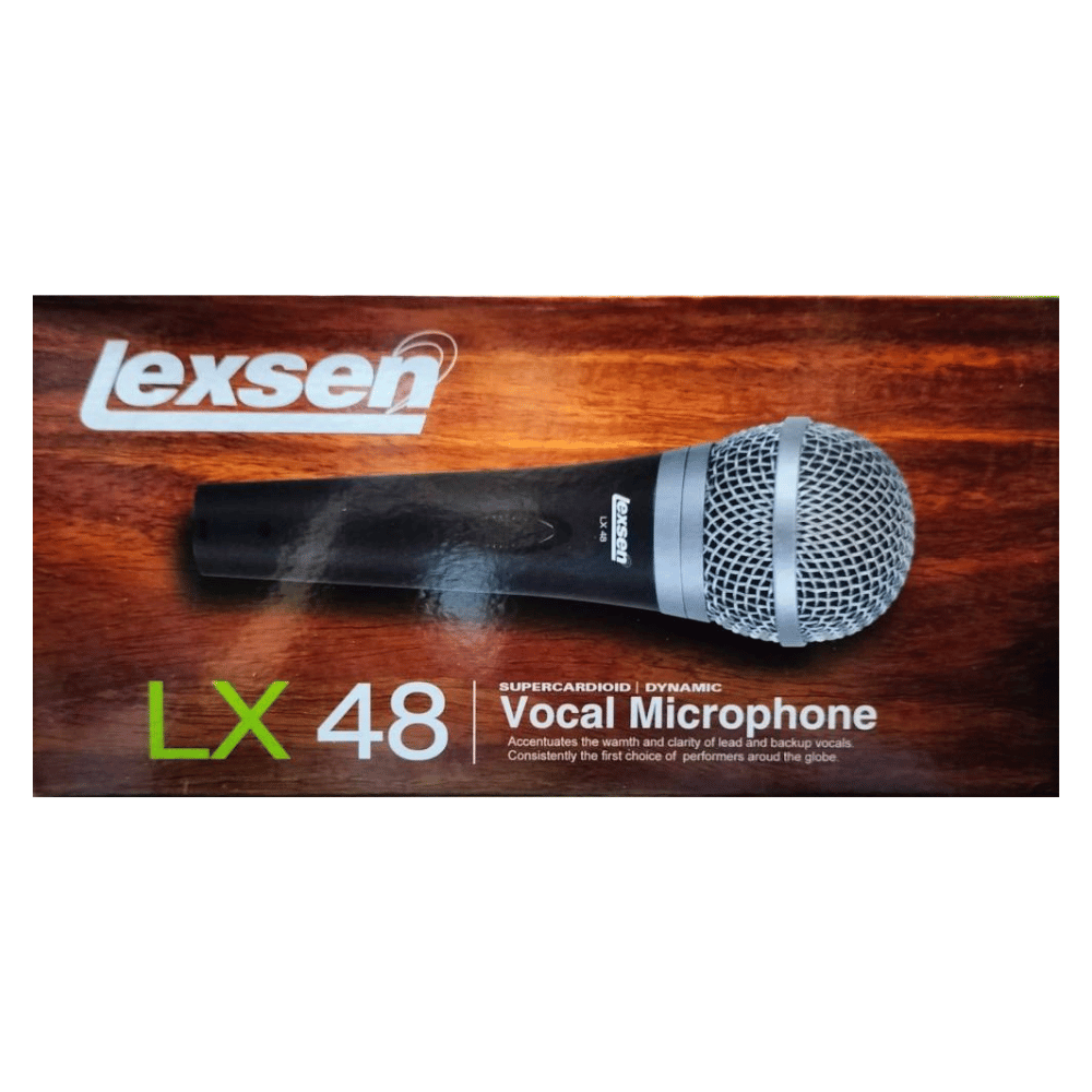 MICROFONO DINAMICO LEXSEN CON CABLE LX-48