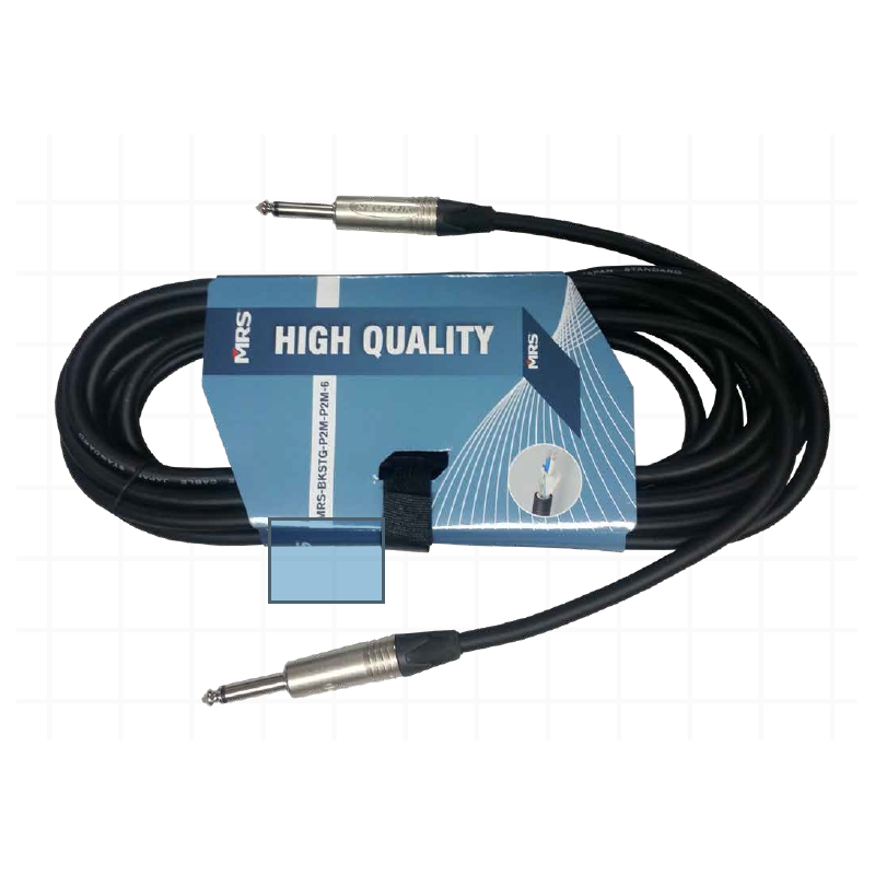 CABLE DESBALANCEADO MRS PLUG 1/4 MONO A PLUG BKSTG-P2M-P2M-10