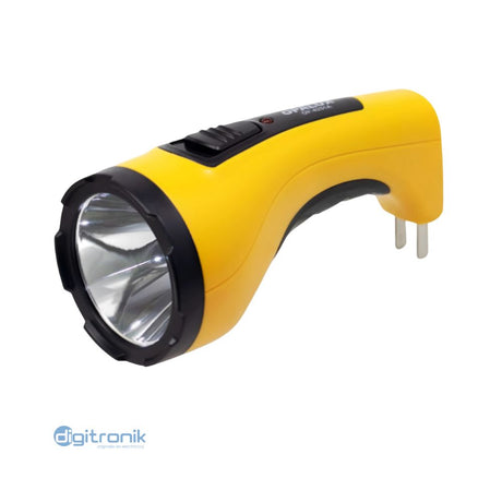LINTERNA LED RECARGABLE 3W, LUZ BAJA Y ALTA COLOR OPALUX OP-4231A