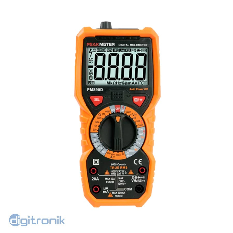 MULTIMETRO DIGITAL PEAKMETER PM890D