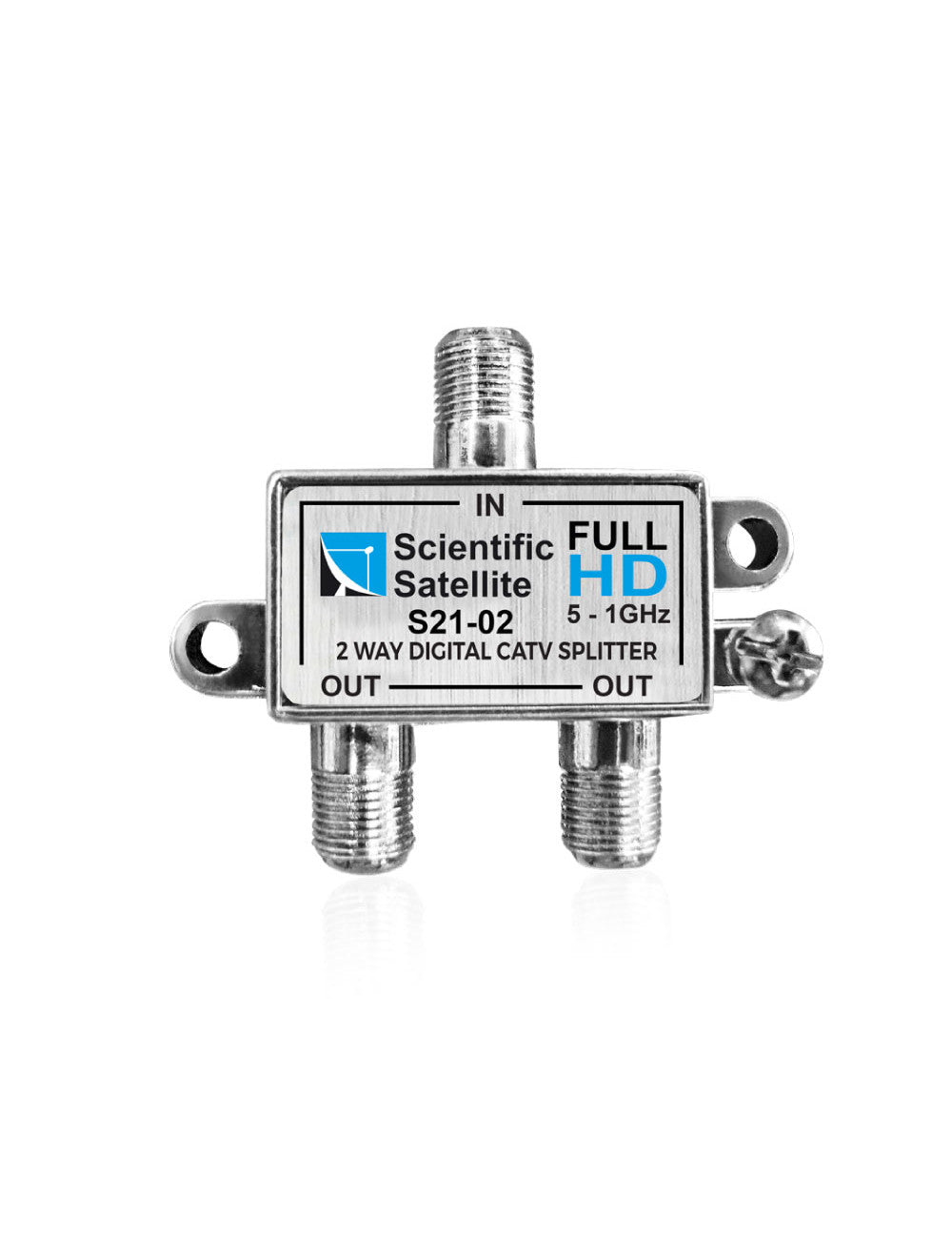Splitter Digital CATV de 2 Vias S21-02/S SCIENTIFIC SATELLITE