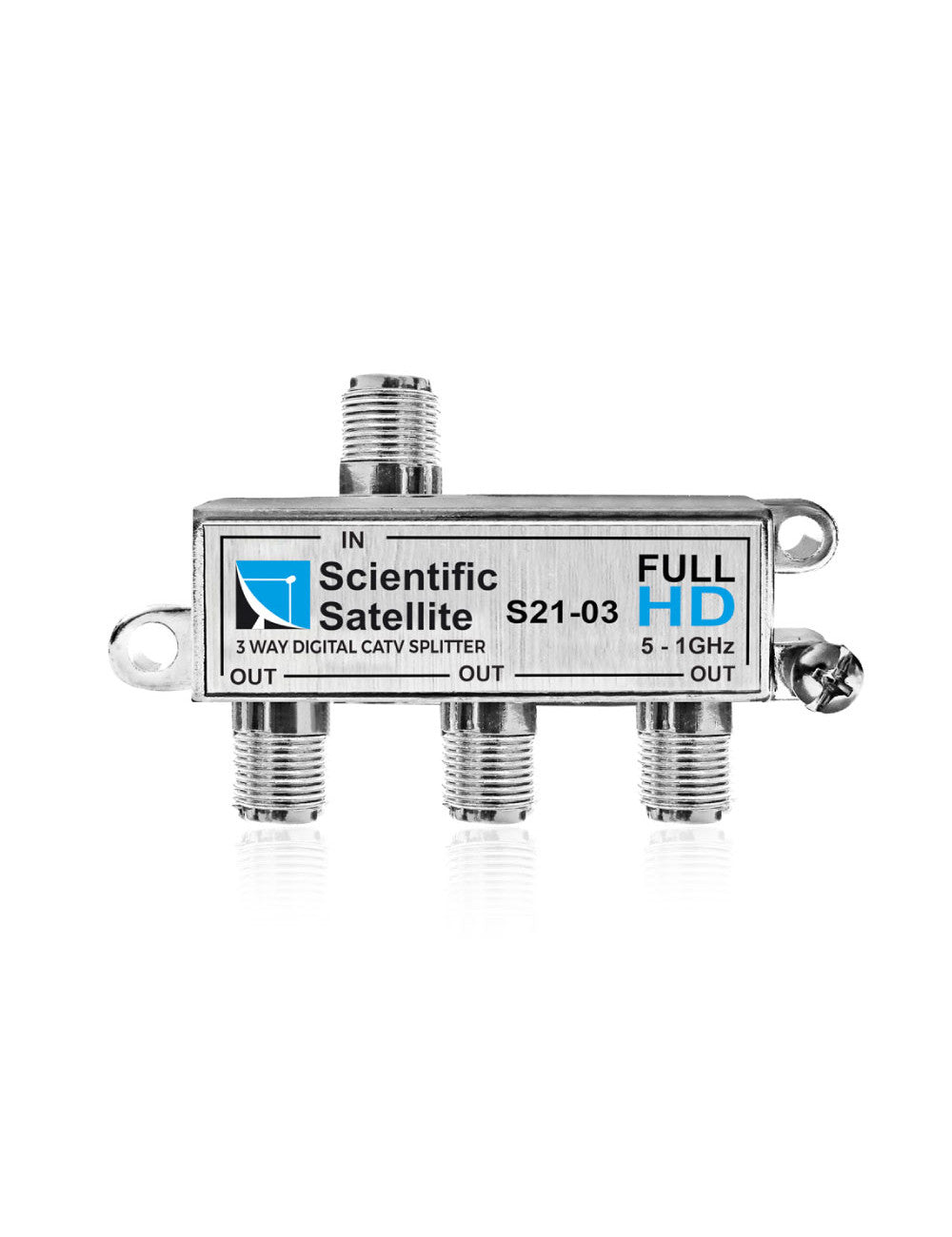 Splitter Digital CATV de 3 Vias S21-03/S SCIENTIFIC SATELLITE